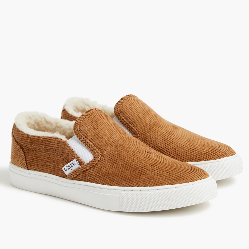 J CREW | 9.5 | Sherpa Lined Slides